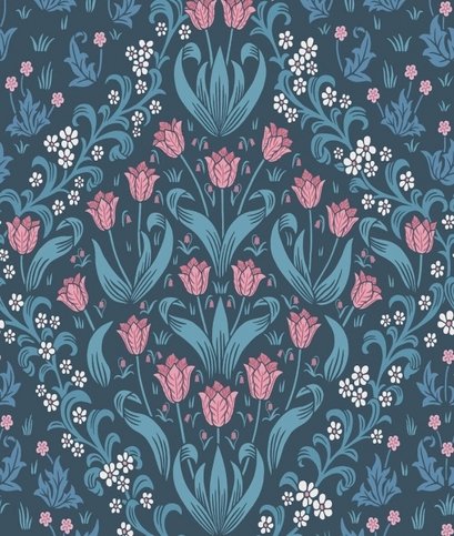 Tudor Garden Wallcovering by Cole & Son 