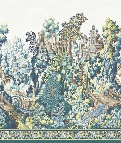 Verdure Tapestry Silk-Bespoke Wallcovering by Cole & Son 
