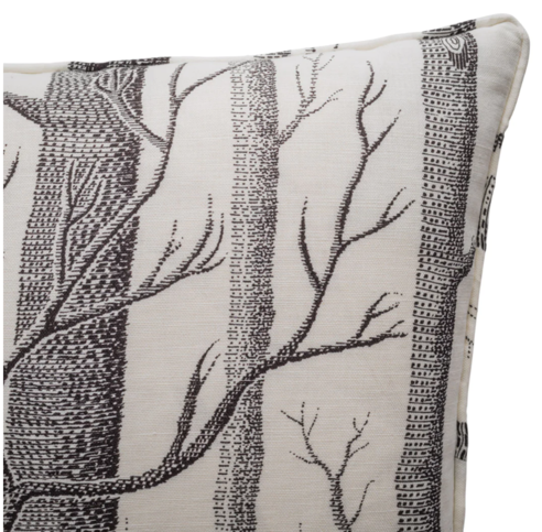 Woods Linen Union Cushion by Cole & Son 