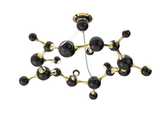 Atomic Round Chandelier by Delightfull 
