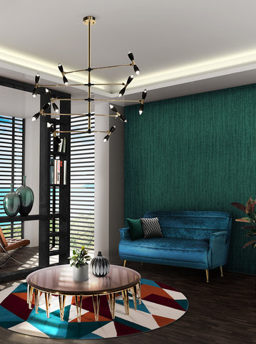 Hank Suspension Lamp by Delightfull 