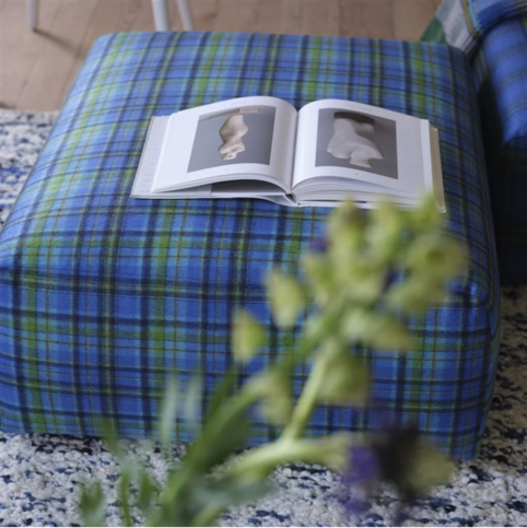 Abernethy Cobalt Fabric by Designers Guild 