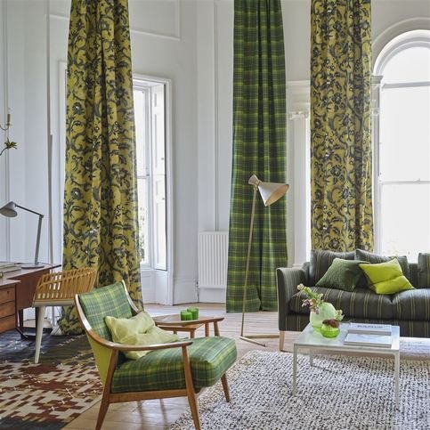 Abernethy Emerald Fabric by Designers Guild 