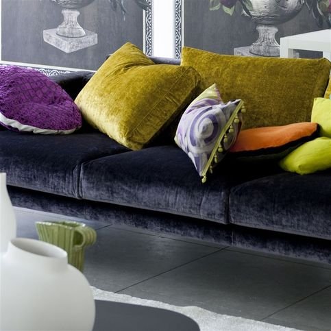 Appia Slate Fabric by Designers Guild 