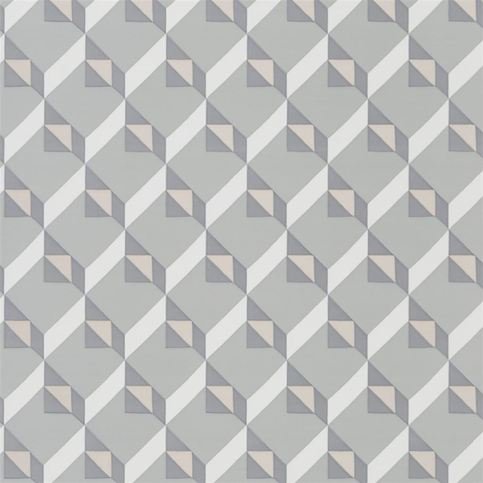 Dufrene Zinc Blue Wallcovering by Designers Guild