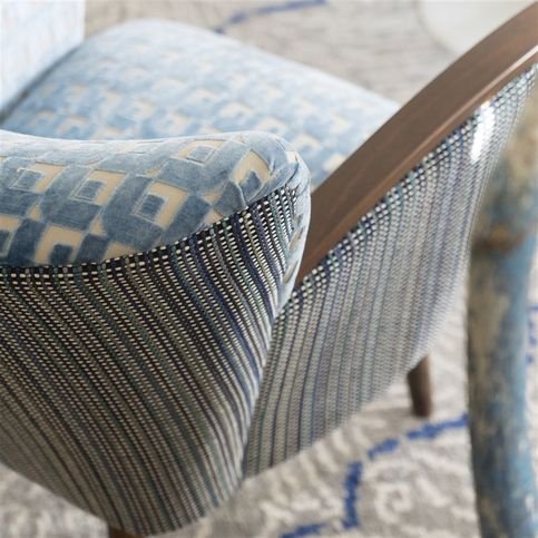 Ashbee Cobalt Fabric by Designers Guild 