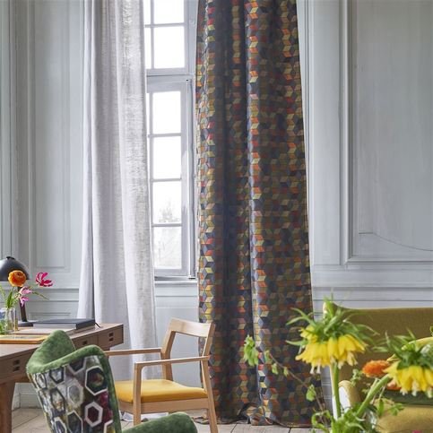 Baluchar Saffron Fabric by Designers Guild 