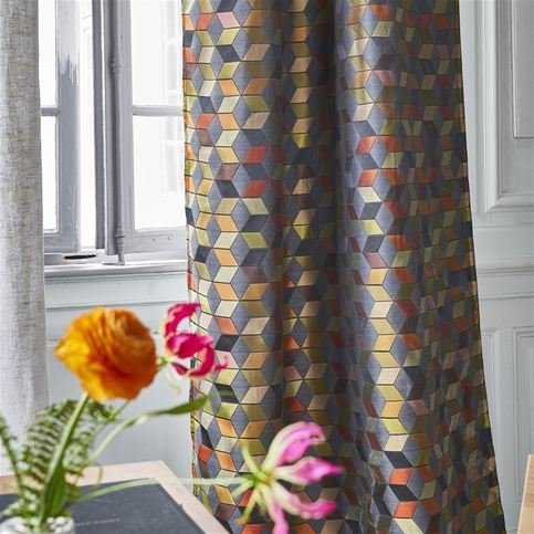 Baluchar Saffron Fabric by Designers Guild 