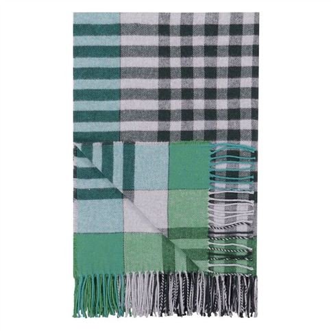 Bankura Emerald Throw by Designers Guild
