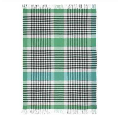 Bankura Emerald Throw by Designers Guild