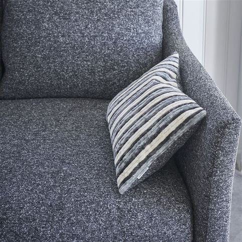 Brecon Charcoal Fabric by Designers Guild 