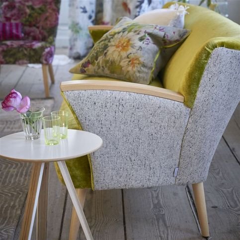 Brecon Silver Fabric by Designers Guild 