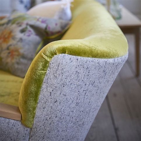 Brecon Silver Fabric by Designers Guild 