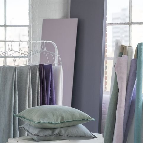 Brera Lino Aubergine Fabric by Designers Guild 