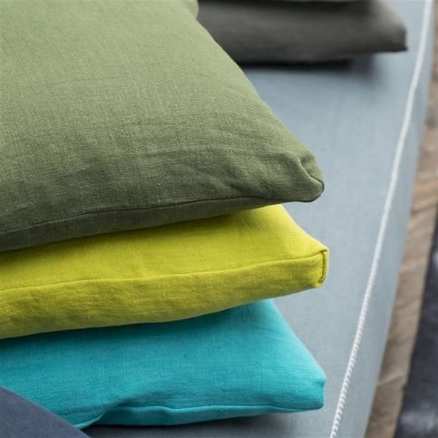 Brera Lino Forest Fabric by Designers Guild 