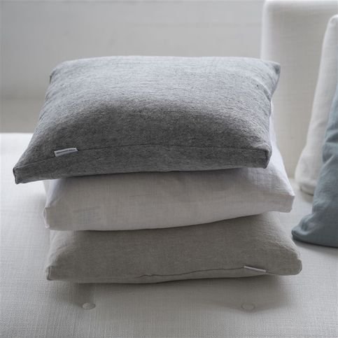 Brera Lino Graphite Fabric by Designers Guild 