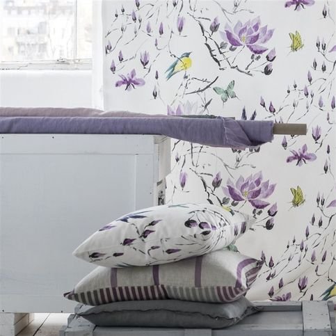 Brera Lino Heather Fabric by Designers Guild 