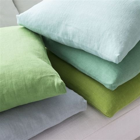 Brera Lino Jade Fabric by Designers Guild 