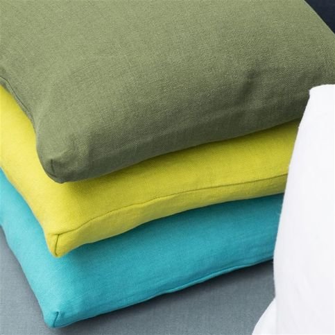 Brera Lino Lemongrass Fabric by Designers Guild 