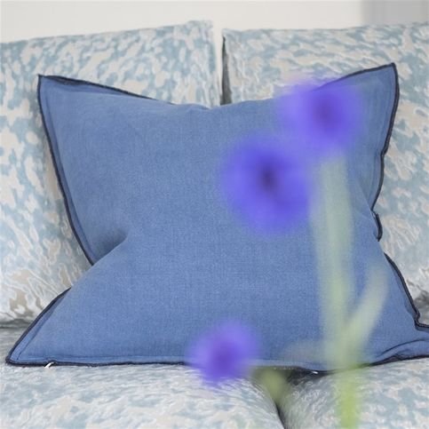 Brera Lino Marine Fabric by Designers Guild 