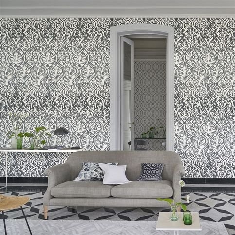 Brera Lino Mocha Fabric by Designers Guild 