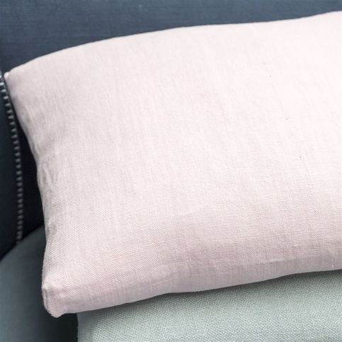 Brera Lino Pale Rose Fabric by Designers Guild 
