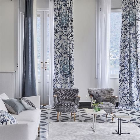 Brera Lino Pearl Fabric by Designers Guild 