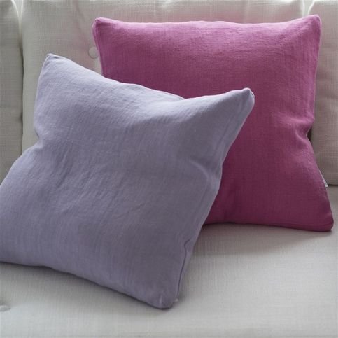 Brera Lino Peony Fabric by Designers Guild 