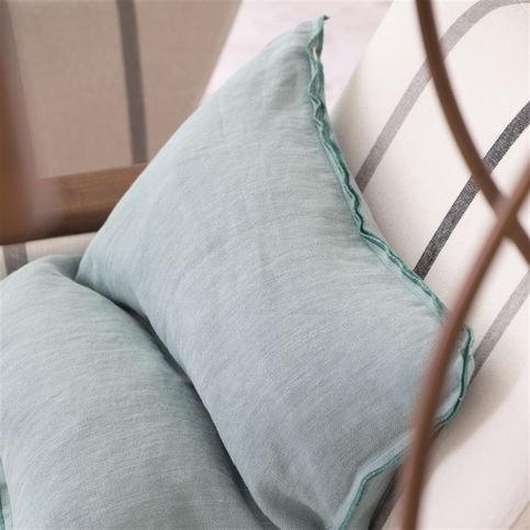 Brera Lino Sky Fabric by Designers Guild 