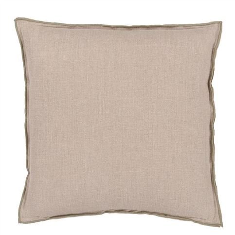Brera Lino Thyme & Pebble Cushion by Designers Guild