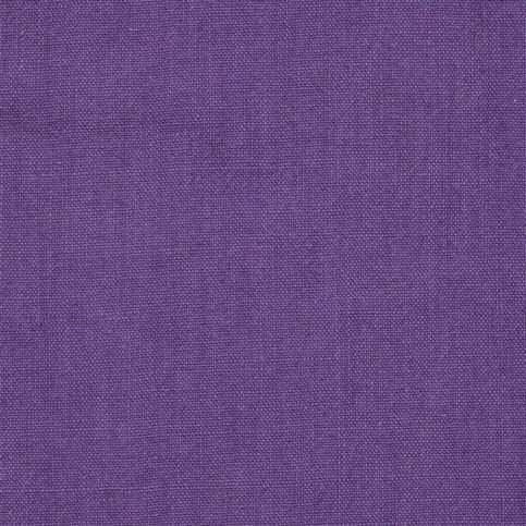 Brera Lino Violet Fabric by Designers Guild 