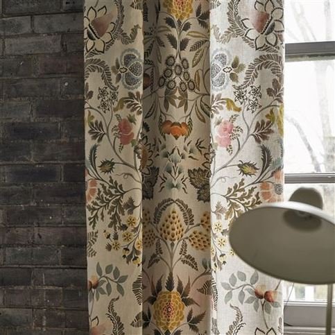 Brocart Decoratif Sepia Fabric by Designers Guild 