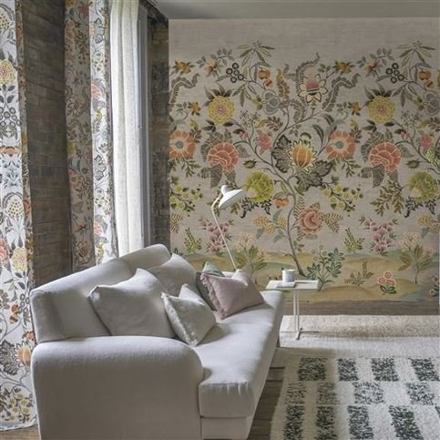 Brocart Decoratif Sepia Fabric by Designers Guild 