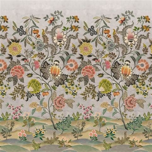 Brocart Decoratif Sepia Wallcovering by Designers Guild