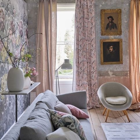 Calozzo Fino Blossom Fabric by Designers Guild 