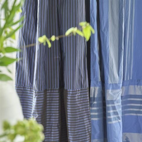 Calozzo Fino Indigo Fabric by Designers Guild 