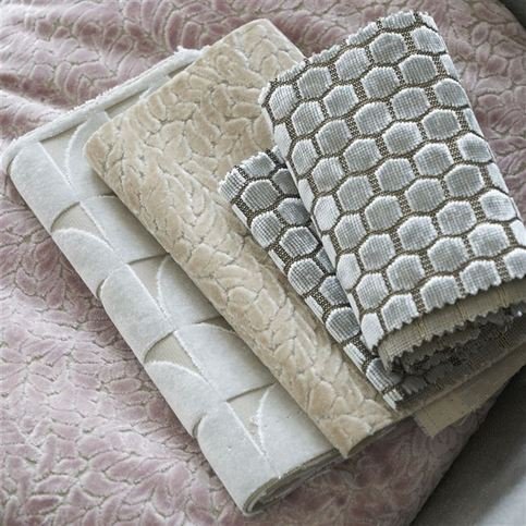 Cartouche Chalk Fabric by Designers Guild 