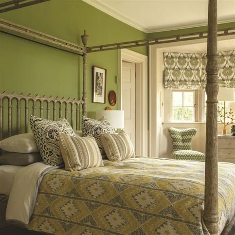 Chalco Citron Fabric by William Yeoward