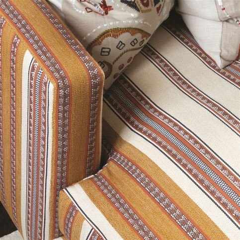 Chalco Sienna Fabric by William Yeoward