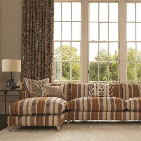 Chalco Sienna Fabric by William Yeoward