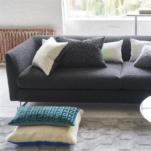 Cormo Charcoal Fabric by Designers Guild 