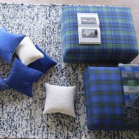 Delamere Cobalt Fabric by Designers Guild 