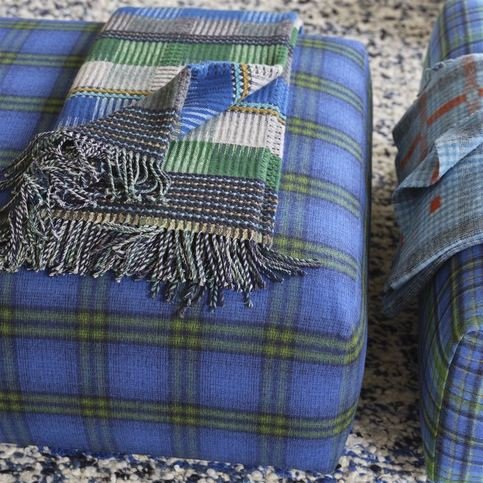 Delamere Cobalt Fabric by Designers Guild 