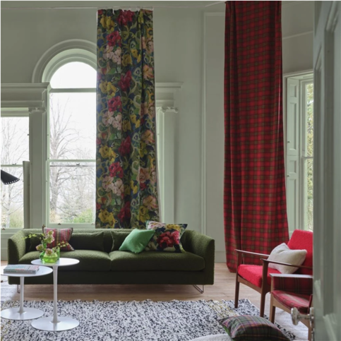 Delamere Pimento Fabric by Designers Guild 