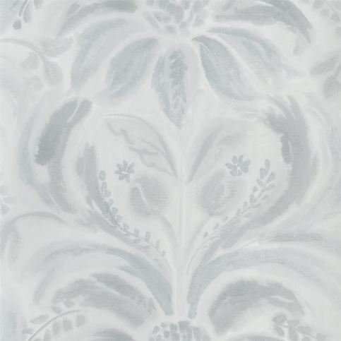 Angelique Damask Steel Wallcovering by Designers Guild