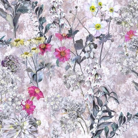 Artemisia Fuchsia Fabric by Designers Guild 