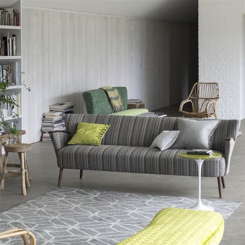 Ashbee Graphite Fabric by Designers Guild
