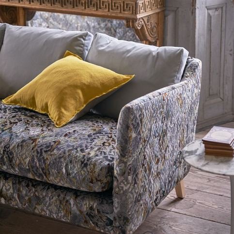 Bardiglio Zinc Fabric by Designers Guild 
