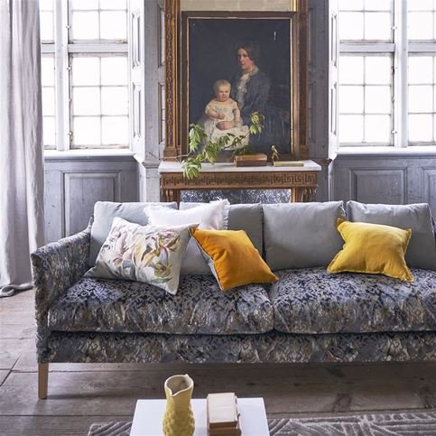 Bardiglio Zinc Fabric by Designers Guild 