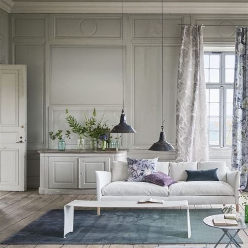 Capisoli Teal Rug by Designers Guild